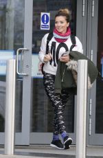 CANDICE BROWN Leaves Dancing on Ice Rehersal in London 11/21/2017