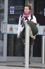 CANDICE BROWN Leaves Dancing on Ice Rehersal in London 11/21/2017