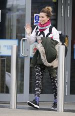 CANDICE BROWN Leaves Dancing on Ice Rehersal in London 11/21/2017