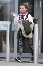CANDICE BROWN Leaves Dancing on Ice Rehersal in London 11/21/2017