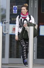 CANDICE BROWN Leaves Dancing on Ice Rehersal in London 11/21/2017