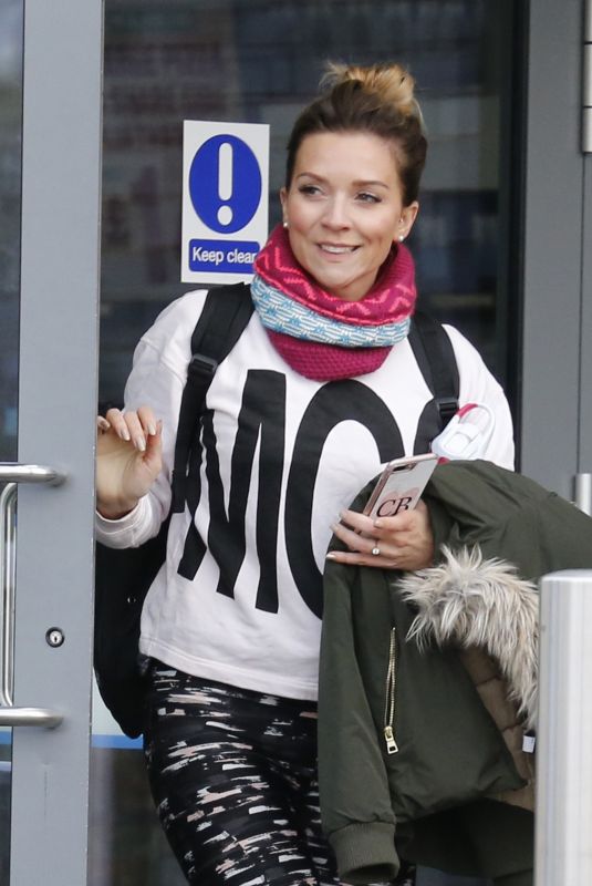 CANDICE BROWN Leaves Dancing on Ice Rehersal in London 11/21/2017