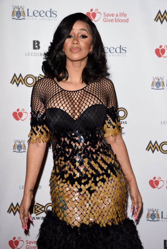 CARDI B at 2017 The Mobo Awards in Leeds 11/29/2017