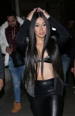 CARDI B Night Out in London 11/29/2017