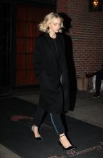 CAREY MULLIGAN Leaves Her Hotel in New York 11/14/2017