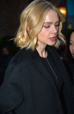 CAREY MULLIGAN Leaves Her Hotel in New York 11/14/2017