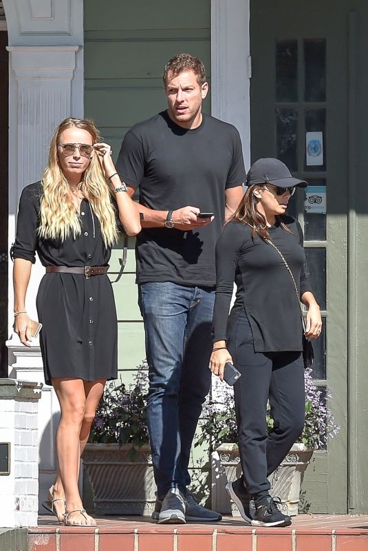 CAROLINE WOZNIACKI and EVA LONGORIA Out in New Orleans 11/16/2017