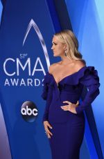 CARRIE UNDERWOOD at 51st Annual CMA Awards in Nashville 11/08/2017