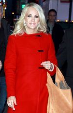 CARRIE UNDERWOOD at Good Morning America in New York 11/02/2017