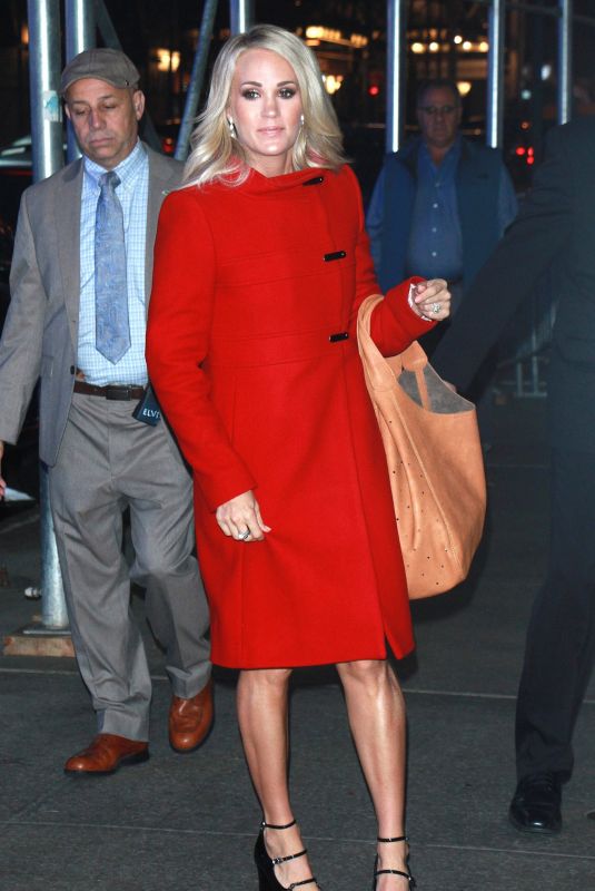 CARRIE UNDERWOOD at Good Morning America in New York 11/02/2017