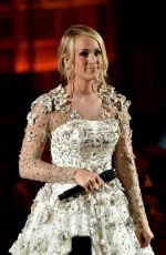 CARRIE UNDERWOOD Performs at 51st Annual CMA Awards in Nashville 11/08/2017