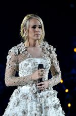 CARRIE UNDERWOOD Performs at 51st Annual CMA Awards in Nashville 11/08/2017