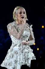 CARRIE UNDERWOOD Performs at 51st Annual CMA Awards in Nashville 11/08/2017