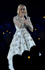 CARRIE UNDERWOOD Performs at 51st Annual CMA Awards in Nashville 11/08/2017