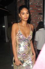 CHANEL IMAN Night Out in Los Angeles 11/02/2017