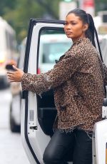 CHANEL IMAN Out and About in New Yrok 11/09/2017