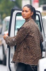 CHANEL IMAN Out and About in New Yrok 11/09/2017
