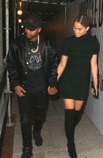 CHANTEL JEFFRIES Arrives at Bootsy Bellows in Los Angeles 11/04/2017