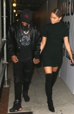 CHANTEL JEFFRIES Arrives at Bootsy Bellows in Los Angeles 11/04/2017
