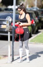 CHANTEL JEFFRIES in Tights Out in West Hollywood 11/27/2017
