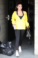 CHANTEL JEFFRIES Leaves a Gym in Los Angeles 10/31/2017