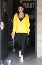 CHANTEL JEFFRIES Leaves a Gym in Los Angeles 10/31/2017