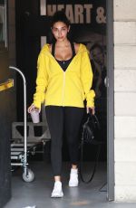 CHANTEL JEFFRIES Leaves a Gym in Los Angeles 10/31/2017