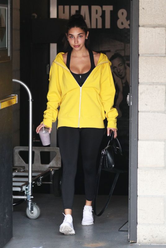 CHANTEL JEFFRIES Leaves a Gym in Los Angeles 10/31/2017