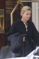 CHARLIZE THERON Leaves Her Hotel in Montreal 11/08/2017
