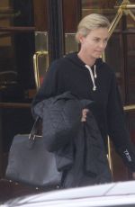 CHARLIZE THERON Leaves Her Hotel in Montreal 11/08/2017