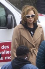 CHARLIZE THERON on the Set of Flarsky in Montreal 11/08/2017