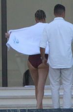 CHARLIZE THERON on Vacation in Los Cabos 11/24/2017