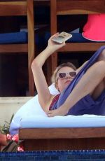 CHARLIZE THERON on Vacation in Los Cabos 11/24/2017
