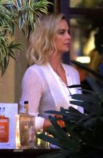 CHARLIZE THERON Out for a Drinks with a Friend in Beverly Hills 11/13/2017