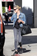 CHARLIZE THERON Out in Beverly Hills 11/22/2017