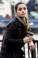 CHARLOTTE RILEY on the Set of Press in London 11/16/2017