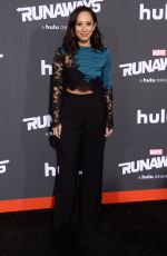 CHERYL BURKE at Runaways Premiere in Los Angeles 11/16/2017