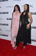 CHLOE and HALLE BAILEY at Glamour Women of the Year Summit in New York 11/13/2017
