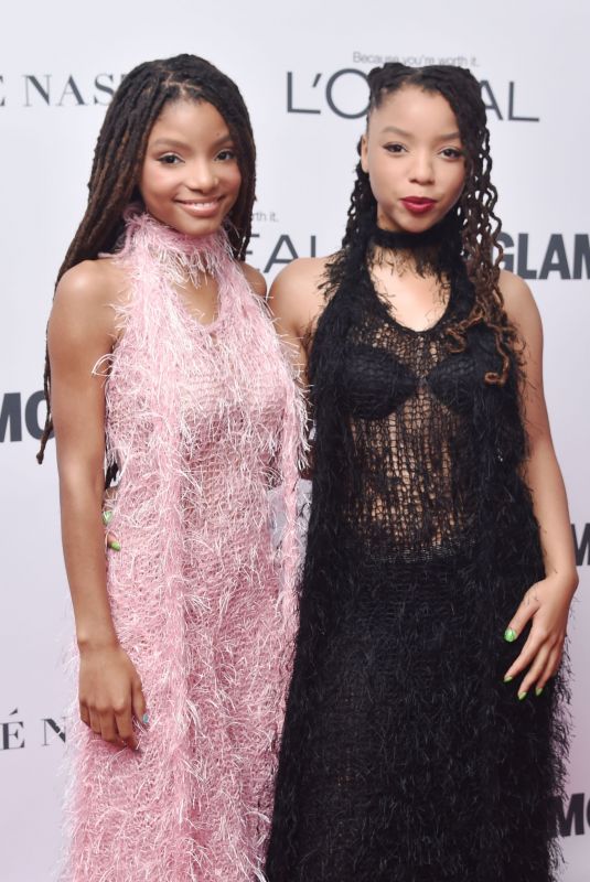 CHLOE and HALLE BAILEY at Glamour Women of the Year Summit in New York 11/13/2017