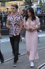CHLOE BENNET Out at The Grove in Hollywood 11/22/2017
