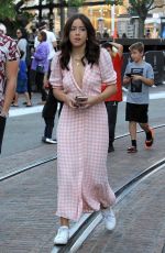 CHLOE BENNET Out at The Grove in Hollywood 11/22/2017
