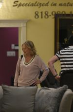 CHLOE MORETZ and Brooklyn Beckham at a Nail Salon in Los Angeles 11/19/2017