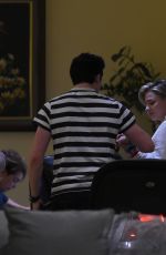 CHLOE MORETZ and Brooklyn Beckham at a Nail Salon in Los Angeles 11/19/2017
