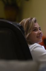 CHLOE MORETZ and Brooklyn Beckham at a Nail Salon in Los Angeles 11/19/2017