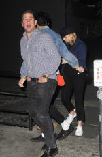 CHLOE MORETZ and Brooklyn Beckham at Poppy Night Club in West Hollywood 11/19/2017