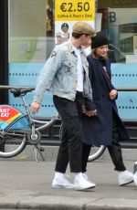 CHLOE MORETZ and Brooklyn Beckham Leaves Tesco Store in Dublin 10/07/2017