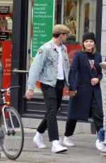 CHLOE MORETZ and Brooklyn Beckham Leaves Tesco Store in Dublin 10/07/2017