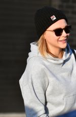 CHLOE MORETZ and Brooklyn Beckham Leaves XIV Karats Jewelry in Beverly Hills 11/26/2017