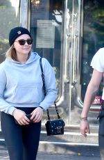 CHLOE MORETZ and Brooklyn Beckham Leaves XIV Karats Jewelry in Beverly Hills 11/26/2017