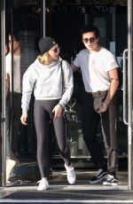 CHLOE MORETZ and Brooklyn Beckham Leaves XIV Karats Jewelry in Beverly Hills 11/26/2017